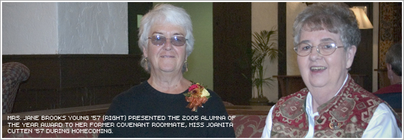 Alumna of the Year, Joanita Cutten '57 Alumna of the Year, Joanita Cutten '57