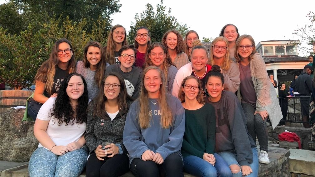 Students gathered during Day of Prayer