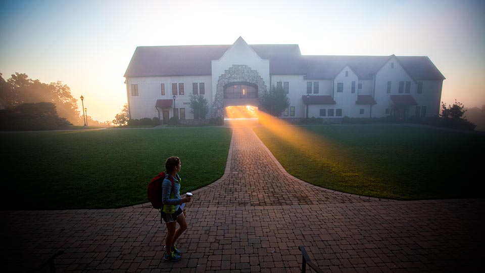 Brock Hall sunrise