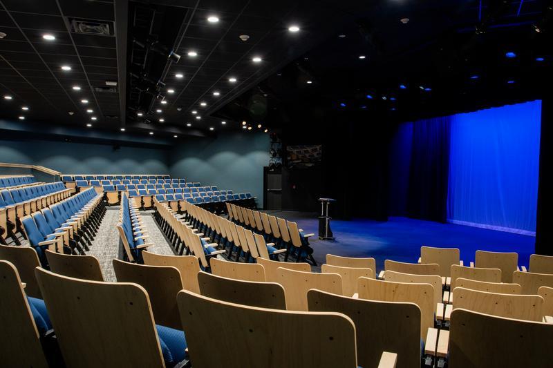 sanderson auditorium after the renovations were complete.