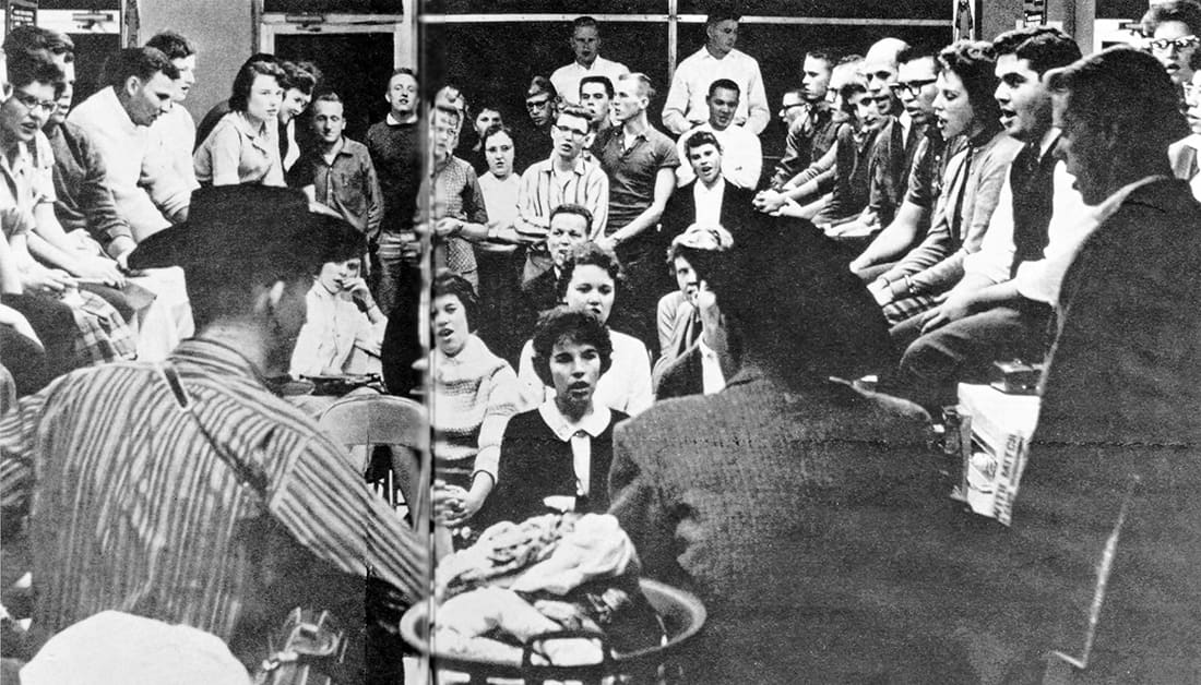 Worship at laundry room