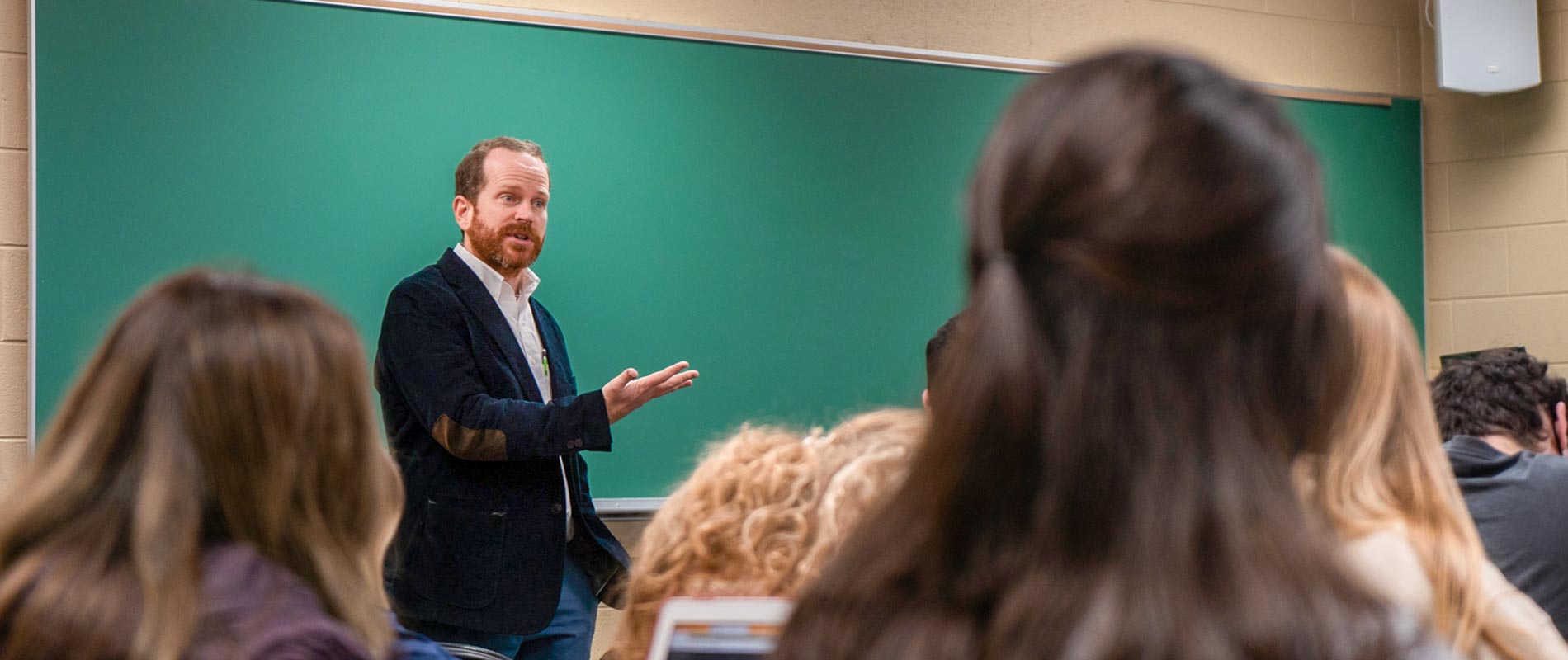 professor leading class