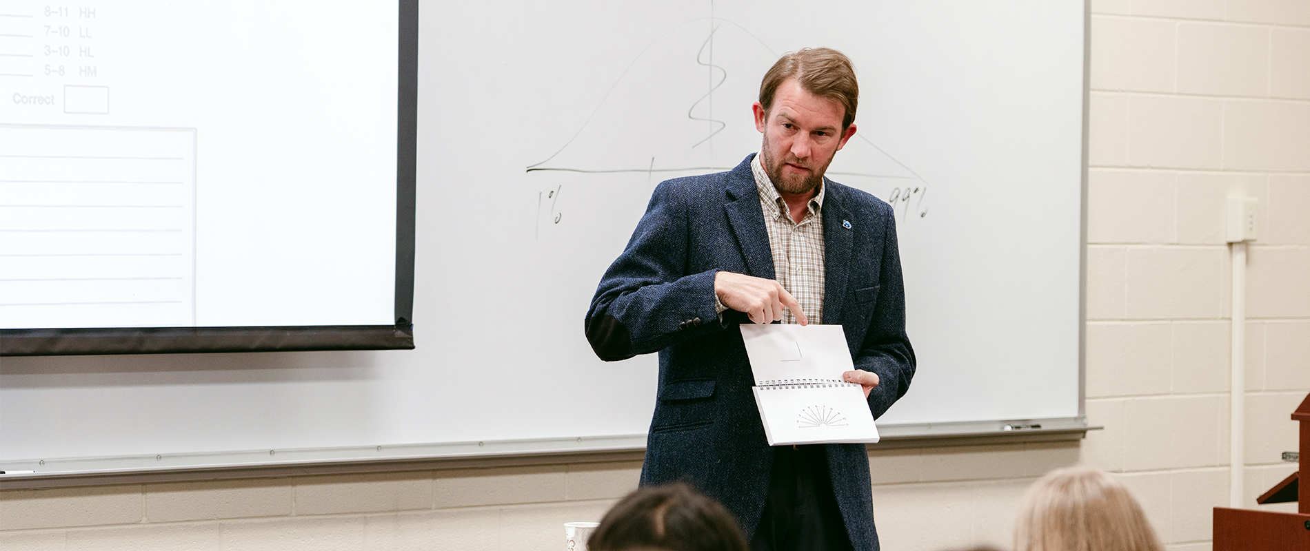 professor leading class