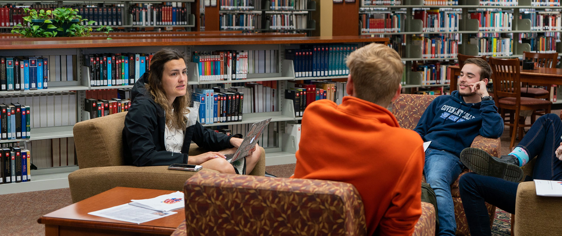 aerial view of covenant's campus
