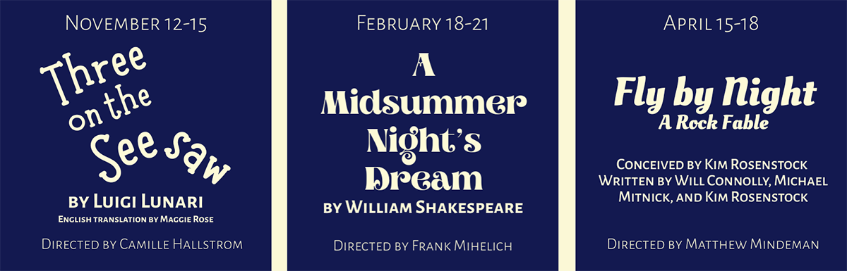 2025-26 theatre season banner